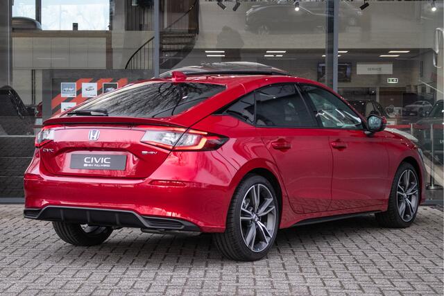 Honda CIVIC 2.0 e:HEV Advance - Cons. prijs rijklaar | Schuifdak | Navi | Leder