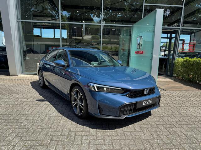 Honda CIVIC 2.0 e:HEV Advance - Cons. prijs rijklaar | Schuifdak | Navi | Leder