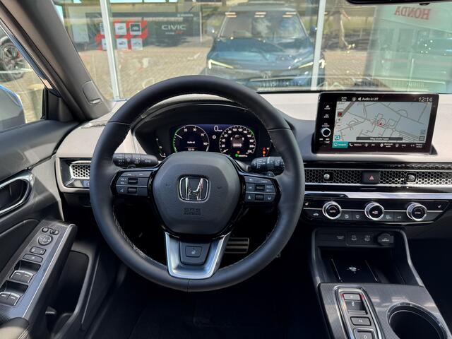 Honda CIVIC 2.0 e:HEV Advance - Cons. prijs rijklaar | Schuifdak | Navi | Leder