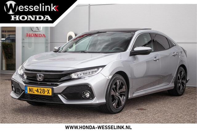 Honda CIVIC 1.0 i-VTEC Premium - Leer | Schuif/kanteldak | Afn. Trekhaak
