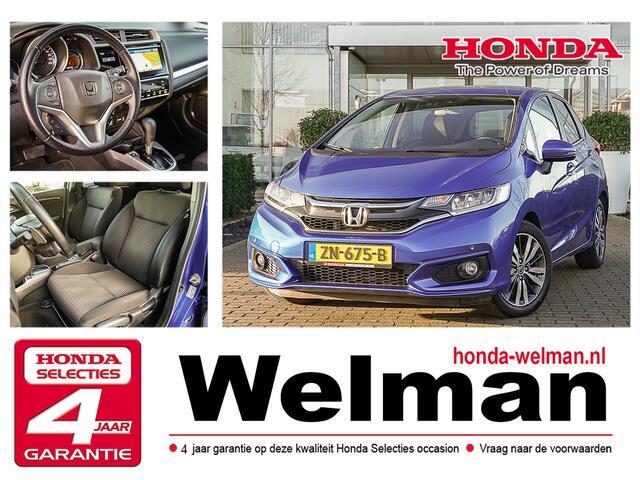 Honda JAZZ 1.3i V-TEC ELEGANCE - AUTOMAAT - NAVIGATIE - CAMERA