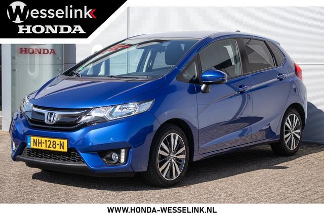 Honda JAZZ 1.3 i-VTEC Elegance Aut. All-in rijklaarprijs | Dealerond. | Nav. | Stoelver. | Trekh.