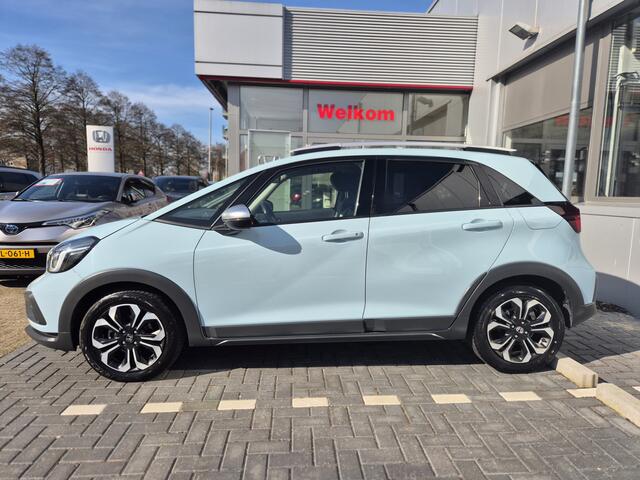 Honda JAZZ 1.5 e:HEV Crosstar Navigatie, Parkeersensoren V+A, Apple/Android , All-in Rijklaarprijs