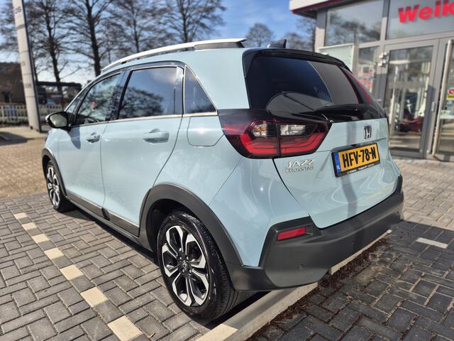 Honda JAZZ 1.5 e:HEV Crosstar Navigatie, Parkeersensoren V+A, Apple/Android , All-in Rijklaarprijs