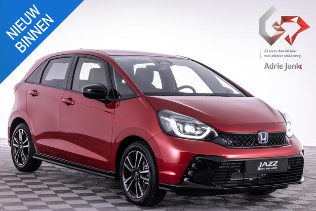 Honda JAZZ Advance sport | ADVANCE SPORT | NIEUW | FULL HYBRID | AUTOMAAT | ACHTERUITRIJCAMERA | STUURWIELVERWARMING |