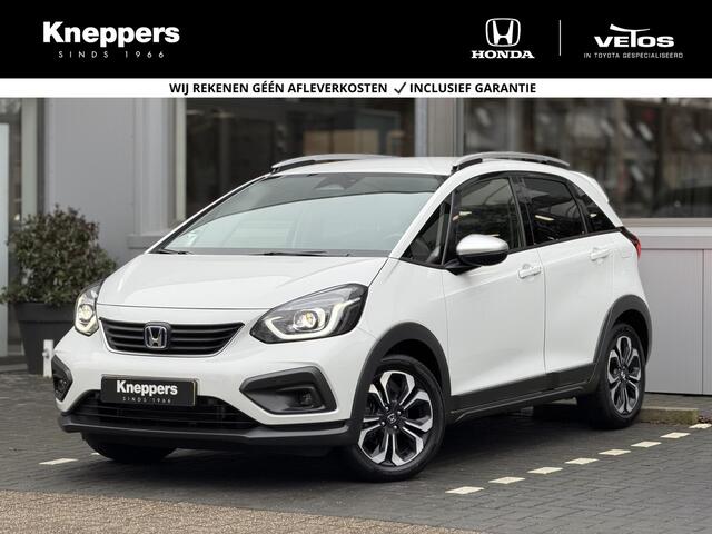 Honda JAZZ 1.5 e:HEV Crosstar | GEEN AFLEVERKOSTEN | Trekhaak afneembaar, All-season banden, Parkeersensoren V+A
