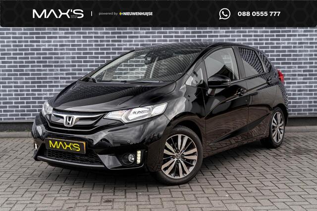 Honda JAZZ 1.3 i-VTEC Elegance | Achteruitrijcamera | Parkeersensoren | Navigatie | Climate Control | Cruise Control | Lederen Bekleding | Stoelverwarming | Lichtmetalen Velgen