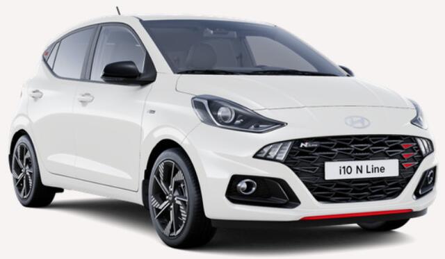 Hyundai I 10 1.0 T-GDI N Line 5-zits | ¤2154 KORTING | NIEUW MODEL | CAMERA | SENSOREN | CLIMATE CONTROL | 16 INCH LMV |