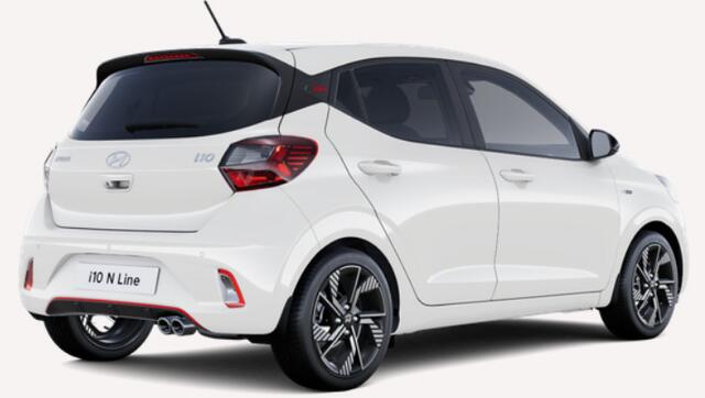 Hyundai I 10 1.0 T-GDI N Line 5-zits | ¤2154 KORTING | NIEUW MODEL | CAMERA | SENSOREN | CLIMATE CONTROL | 16 INCH LMV |