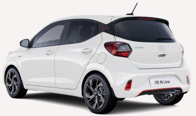 Hyundai I 10 1.0 T-GDI N Line 5-zits | ¤2154 KORTING | NIEUW MODEL | CAMERA | SENSOREN | CLIMATE CONTROL | 16 INCH LMV |