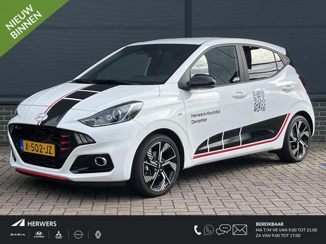 Hyundai I 10 1.0 T-GDI N Line 5-zits / 100PK / Lichtmetalen velgen / Applecarplay androidauto / Stoel-stuurverwarming /