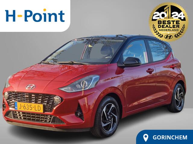 Hyundai I 10 5drs 1.0 67PK Premium | Climate control | Contrasterende dakkleur | Geïntegreerde navigatiesysteem| Lichtmetalen velgen | Parkeersensoren achter |