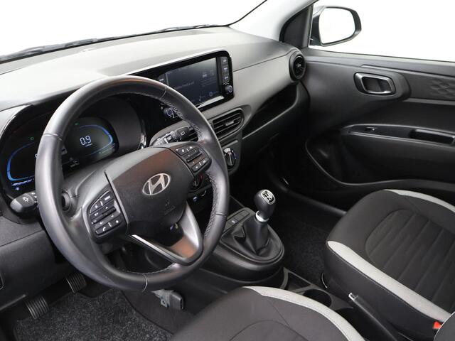 Hyundai I 10 1.0 Comfort | 67 PK | Apple CarPlay / Android Auto | Airconditioning | Cruise control | Bluetooth | Digitale cockpit | Airco | Multifunctioneel stuurwiel | Cruise control | Laneassist | Start/Stop systeem | Automatische verlichting |