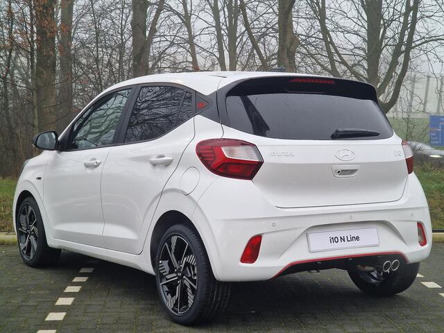 Hyundai I 10 1.0 T-GDI N Line 5-zits | ¤2154 KORTING | NIEUW MODEL | CAMERA | SENSOREN | CLIMATE CONTROL | 16 INCH LMV |