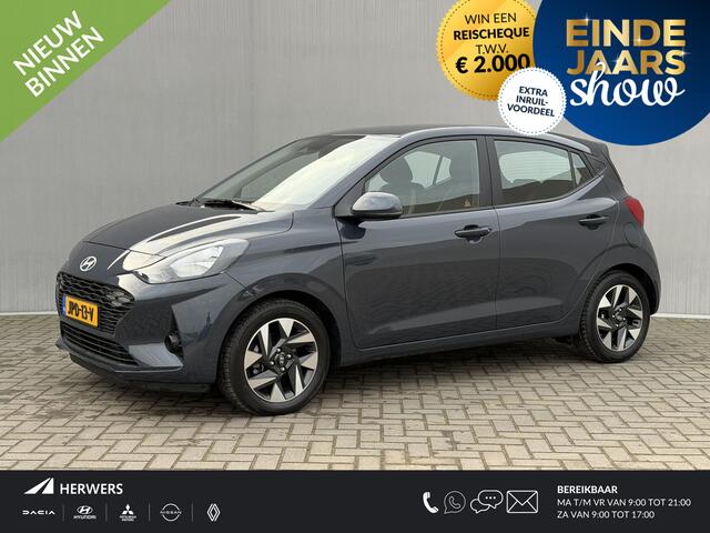 Hyundai I 10 1.0 Automaat Comfort Smart 5-zits / Fabrieksgarantie tot 02-2029 / Navigatie / Camera / Cruise / Airco / Apple Carplay & Android Auto / DAB /