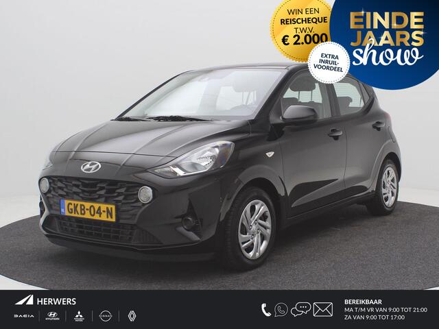 Hyundai I 10 1.0 Comfort / Stoel & Stuurwiel verwarming / Parkeersensoren achter / Cruise Control / Airco / Lichtsensor / 5-deurs / Bluetooth /
