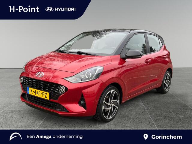 Hyundai I 10 5-deurs Premium 1.0 MPI 67pk | DAKKLEUR ZWART | CLIMA | NAVI | APPLE CARPLAY / ANDROID AUTO | 16'' BICOLOR LM-VELGEN | CAMERA |