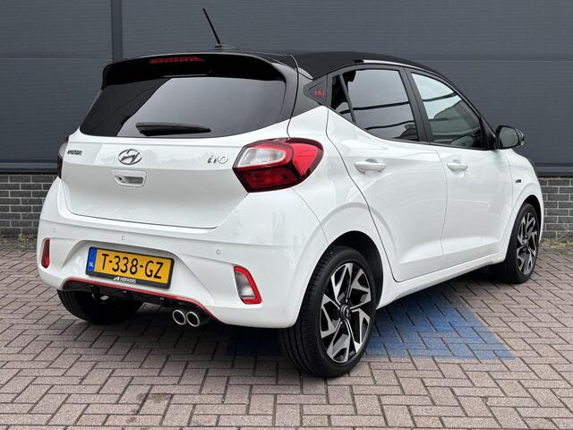 Hyundai I 10 1.0 T-GDI N Line 5-zits 100 pk / Dealer onderhouden / Navigatie / Stoel-Stuurverwarming / Apple carplay / Android auto / Achteruitrijcamera / Climate control / DAB radio /