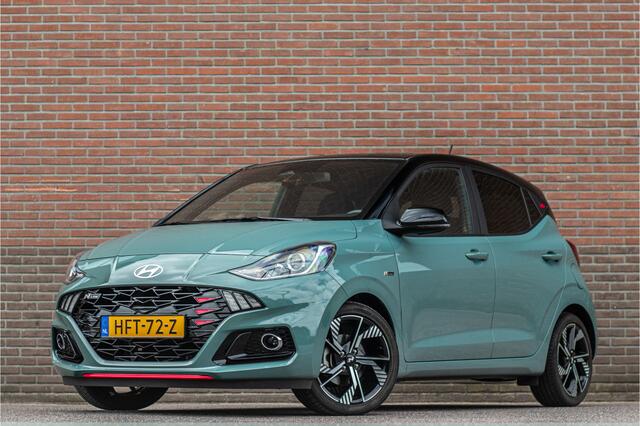 Hyundai I 10 1.0 T-GDI N Line, 4.000km NAP, Stoel & Stuurverwarming, Climate control, Carplay, Navigatie, Camera.