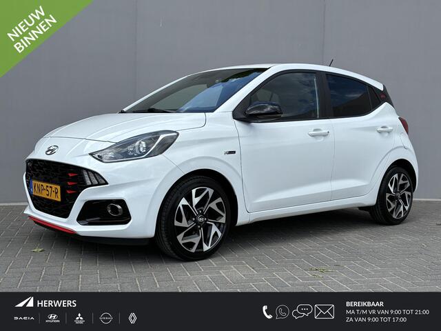Hyundai I 10 1.0 T-GDI N Line 5-zits / Achteruitrijcamera / Navigatie d.m.v. Apple Carplay/Android Auto / Bluetooth / Stoel-/Stuurverwarming / Cruise Control /