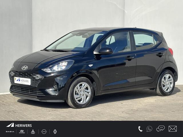 Hyundai I 10 1.0 Premium Handgeschakeld / Fabrieksgarantie tot 10-2029 / Stuur en Stoel verwarming / Achteruitrijcamera / Navigatie via Apple Carplay/Android Auto / Cruise control / Airco /