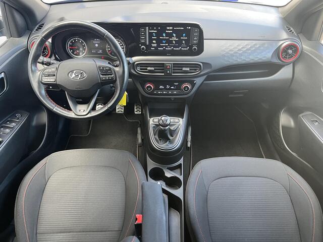 Hyundai I 10 1.0 T-GDI N Line 5-zits / 1ste Eigenaar / All Season Banden / Navigatie / Camera / Android Auto/Apple Carplay / Climate Control / Stoelverwarming / DAB /