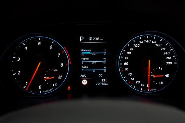 Hyundai I 30 N2 Performance Fastback 2.0 280pk T-GDI AUTOMAAT |schaalstoelen|Eibach verlagingsveren|Pipercross luchtfilter|panoramadak|19" gesmede wielen|Apple Carplay|parkeercamera en sensoren|stoel en stuurverwarming|DAB|LED koplampen|