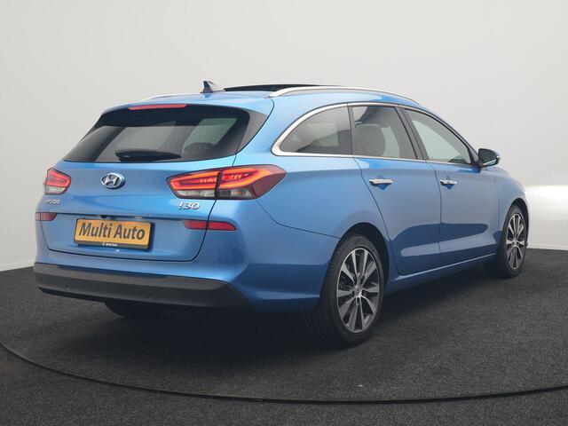 Hyundai I 30 Wagon 1.4 T-GDI Premium 141pk | Panodak | Adaptive Cruise | Camera | Lederen Sportstoelen Memory & Ventilatie | Keyless | BLIS | Stoelen & Stuur Verwarmd | LED Koplampen | Navigatie | DAB |