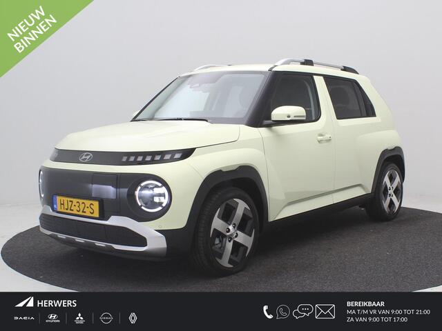 Hyundai INSTER Evolve 49 kWh / 1ste Eigenaar / Navigatie / Adaptieve Cruise Control / NL Auto / Fabrieksgarantie tot 08-04-2030 / Keyless Entry / 17" LMV / Dakrails / Historie aanwezig /