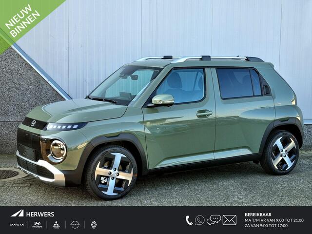 Hyundai INSTER Evolve Sky 49 kWh / Uit Voorraad Leverbaar / ¤3500,- Voordeel / Winter Pack / Schuifkanteldak / Navigatie /