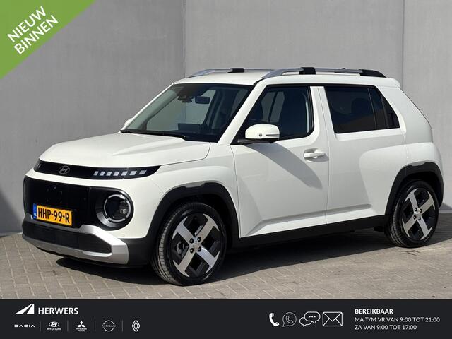 Hyundai INSTER Evolve Sky Plus 49 kWh Automaat / Fabrieksgarantie tot 24-03-2030 / Stoel- en Stuurverwarming / Apple CarPlay/Android Auto / Adaptieve Cruise Controle / 360/Rondom Zicht Camera / Navigatie /