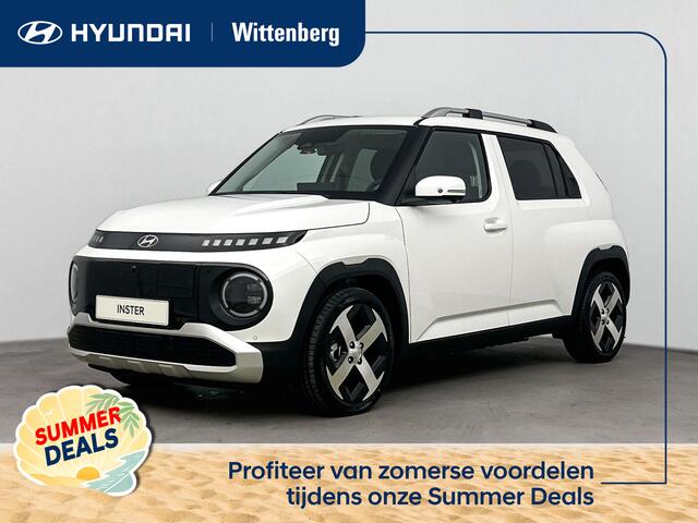 Hyundai INSTER Pulse Advanced 42 kWh | SNEL LEVERBAAR | €2000 INRUILPREMIE | 327KM ACTIERADIUS | PANORAMISCH SCHUIF-/KANTELDAK | STOELVERWARMING | STUURVERWARMING | DAKRAILING |