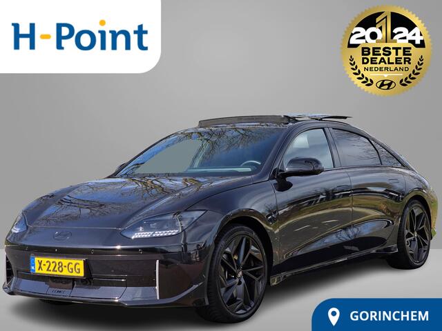 Hyundai IONIQ 6 First Edition AWD 77 kWh | Gelimiteerde oplage | Schuifkanteldak | 800 volt-snellaadtechnologie | Vehice-to-Load | 20''LMV | Bose |