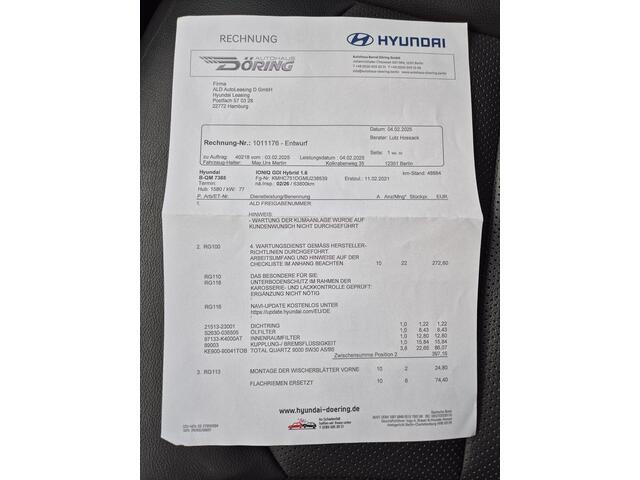 Hyundai IONIQ 1.6 GDi PHEV Plug-in Premium Automaat / Accu SoH 100% / Stuur-, en Stoelverwarming / Stoelventilatie voor / Apple Carplay Android Auto / Adaptief cruise control / Achterbank verwarming / Dealer onderhouden /