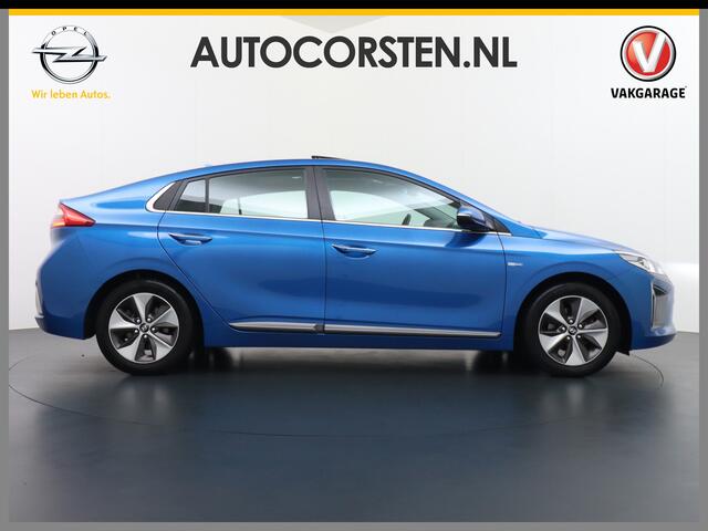 Hyundai IONIQ Premium EV Leer+elektr.Verst.+Verwarmd Schuif/Kan-dak Adapive-Cruise Apple Carplay Android Auto Navi Ecc Camera Pdc Bank+stoel+Stuur-|Verwarming Memory Keyless DAB Stoel Elek.Verstelbaar Led Bluetooth Regensensor Rijstrooksensor Origineel Nederlandse Auto
