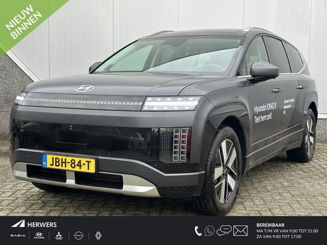 Hyundai IONIQ 9 Connect+ AWD 7p. 110.3 kWh / Stoelmassage / Stoel- & Stuurverwarming / Stoelverkoeling Voor + Achter / glazen Schuif- & Kanteldak / 360 Camera /