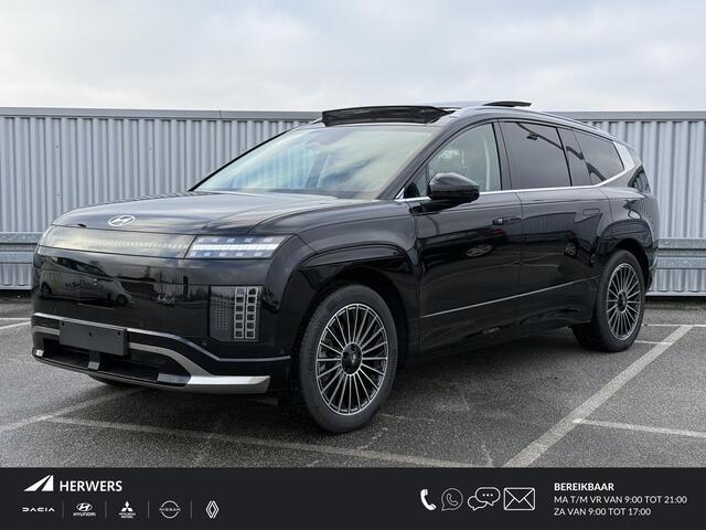 Hyundai IONIQ 9 Lounge AWD 7p. 110.3 kWh / Demo voordeel ¤8570,- Direct beschikbaar / Stoelmassage / Stoel- & Stuurverwarming / Stoelverkoeling Voor + Achter / glazen Schuif- & Kanteldak / 360 Camera /