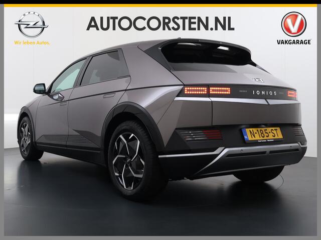 Hyundai IONIQ 5 58 kWh SOH 100% Leer 19"lm Camera Connect+ Warmtepomp Elektr.Stoelen+Stuur-Verwarmd Adaptive-Cruise- Head-up display Bose-HiFi Navi Apple/Android Carplay PDC-v/a Snelweg-assist Spoorassist Accu verwarm-syst. Elektr.-A-klep LED-v/a Blindspot Dodehoekass 