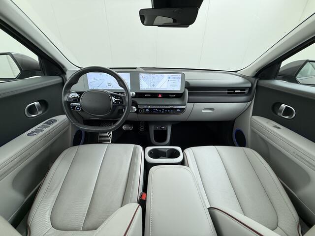 Hyundai IONIQ 5 58 kWh SOH 100% Leer 19"lm Camera Connect+ Warmtepomp Elektr.Stoelen+Stuur-Verwarmd Adaptive-Cruise- Head-up display Bose-HiFi Navi Apple/Android Carplay PDC-v/a Snelweg-assist Spoorassist Accu verwarm-syst. Elektr.-A-klep LED-v/a Blindspot Dodehoekass 