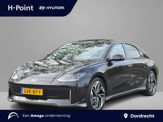 Hyundai IONIQ 6 Lounge 77.4 kWh | Lederen bekleding | Warmtepomp & V2L | Geïntegreerde navigatie | Apple Carplay & Android Auto | Adaptieve Cruisecontrol | Camera | Warmtepomp | Stoel & stuur verwarming | Premium audio BOSE |