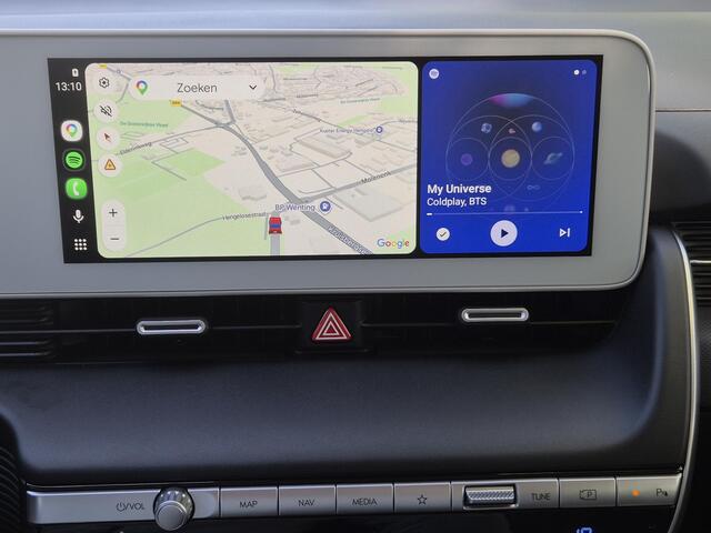 Hyundai IONIQ 5 Connect 77.4 kWh / SOH 99,10% / Fabrieksgarantie tot 02-2028 / Dealer onderhouden / Trekgewicht 1600 kg / Trekhaak afneembaar / CCS snellader / Stuur- & Stoelverwarming / Warmtepomp / Achteruitrijcamera / Adaptief cruise control / Apple Carplay Android 