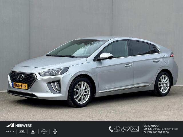 Hyundai IONIQ 1.6 GDi Premium / Stoelventilatie / Stuur-, Stoel- en Achterbankverwarming / Apple Carplay&Android Auto / Memory bestuurdersstoel / Cruise Control Adaptief / Led / Keyless / Camera /