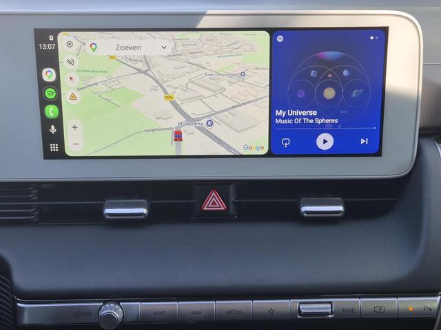 Hyundai IONIQ 5 Connect 77.4 kWh / SOH 100% / Fabrieksgarantie tot 02-2028 / Dealer onderhouden / WLTP 507 km / CCS snellader / Trekhaak afneembaar / Trekgewicht 1600 kg / Stuur- & Stoelverwarming / Achteruitrijcamera / Warmtepomp / Apple Carplay Android Auto /