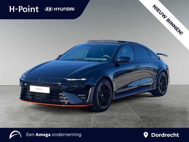 Hyundai IONIQ 6 N Vision 84kWh 650pk NU IN DE SHOWROOM | 2026 WORLD PERFORMANCE CAR | SCHUIF/KANTELDAK | 20" LM-VELGEN | BOSE PREMIUM AUDIO | N KUIPSTOELEN