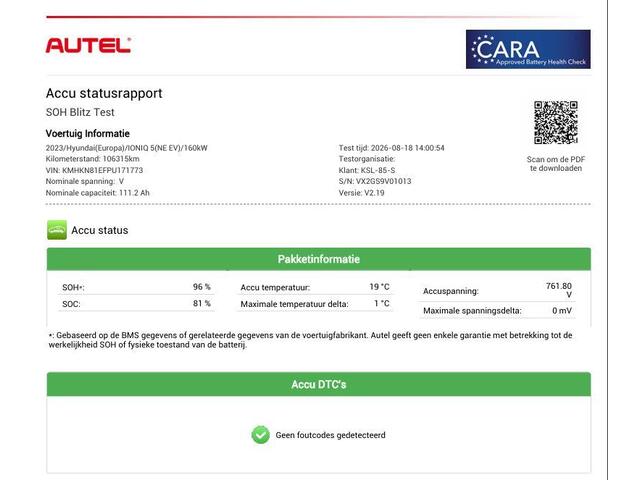 Hyundai IONIQ 5 Lounge 77.4 kWh / Dealer Onderhouden/ Accu SoH 96 % / WLTP 507 km / CCS Snel Laden / Lederen Bekleding / Stoelventilatie / Elektr. Voorstoelen / Elektrische Achterklep / Stuur-, Stoel- & Achterbankverwarming / Achteruitrijamera / Navi / Apple Carplay & Android Auto / 19" LM wielen / Winterwielenset /