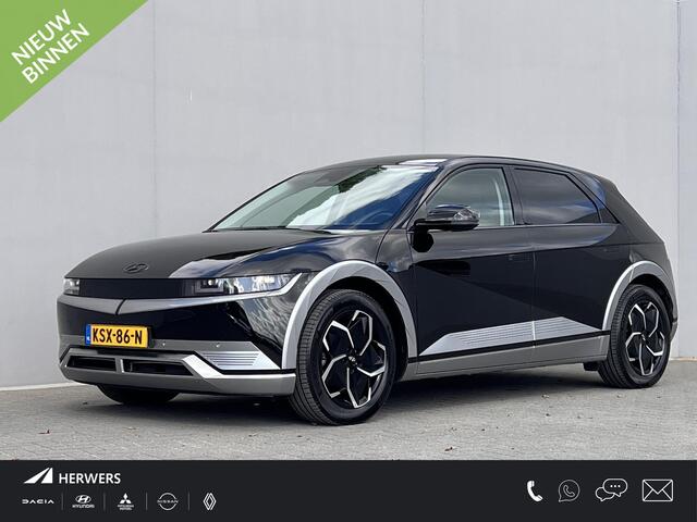 Hyundai IONIQ 5 Connect 58 kWh / Fabrieksgarantie tot 06-2027 / Dealer onderhouden / Accu SoH 100 % / WLTP 384 km stad 567 km / CCS snel laden / Navigatie / Camera / Apple Carplay Android / 19" LM wielen /