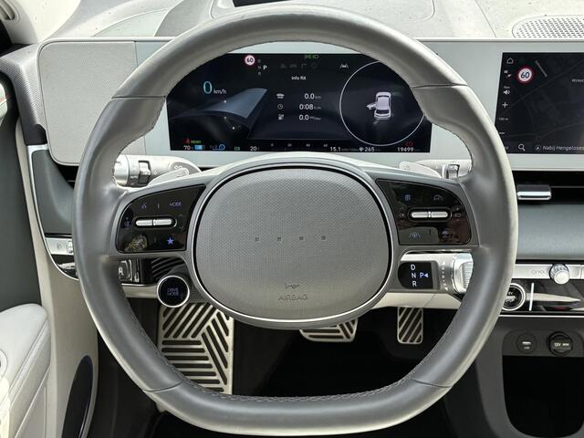 Hyundai IONIQ 5 Connect+ 77.4 kWh / Dealer onderhouden / Fabrieksgarantie tot 01-2029 / CCS snelladen / All season banden / Elektrische achterklep / Rondomzicht camera / Warmtepomp / Climate control / Stuur- Stoel & Achterbank verwarming / Adaptief cruise control /