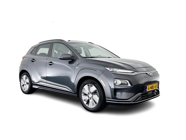 Hyundai Kona EV Premium 64 kWh (INCL-BTW) *FULL-LEATHER | HEAD-UP | FULL-LED | NAVI-FULLMAP | DAB | ADAPTIVE-CRUISE | KRELL-AUDIO | KEYLESS | CAMERA | BLIND-SPOT | LANE-ASSIST | DIGI-COCKPIT | COMFORT-SEATS | 17''ALU*
