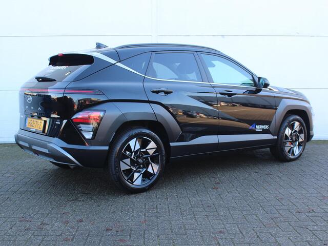 Hyundai Kona 1.6 GDI HEV Premium / Stoelverwarming & Verkoeling / Navigatie + Apple Carplay/Android Auto / Cruise Control Adaptief / Bose / Lederen Bekleding /