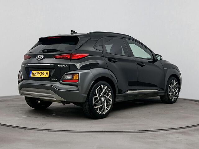 Hyundai Kona 1.6 GDI HEV Premium | Panorama dak | Climate controle | Cruise Controle | Navigatie | apple\android carplay| Leder | Stoelverwarming |